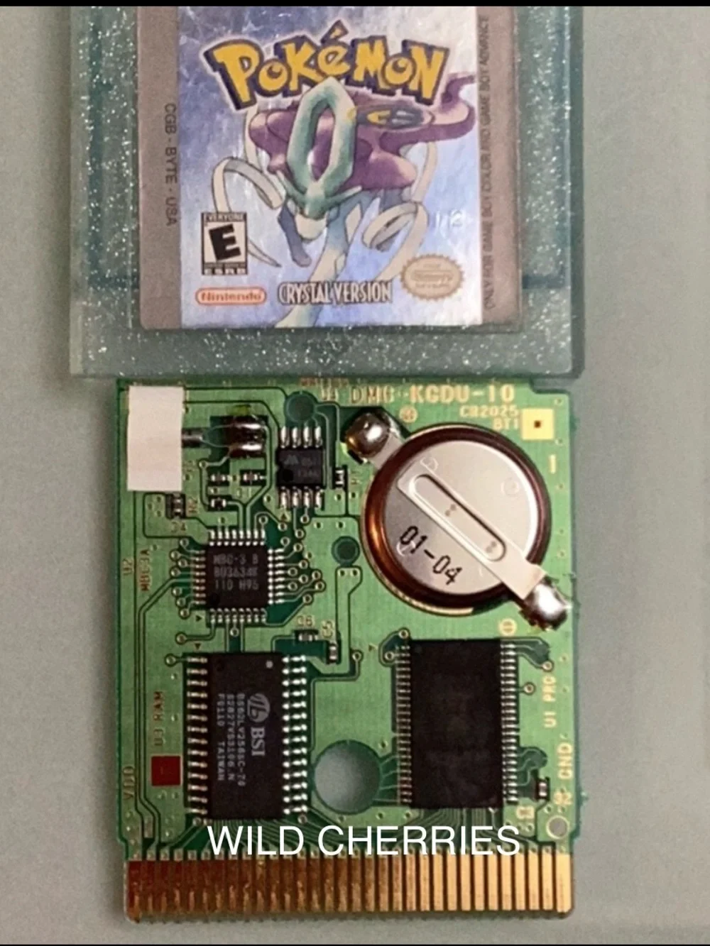 Pokemon Crystal Version Nintendo Gameboy Color Game Boy 2000 Authentic Original